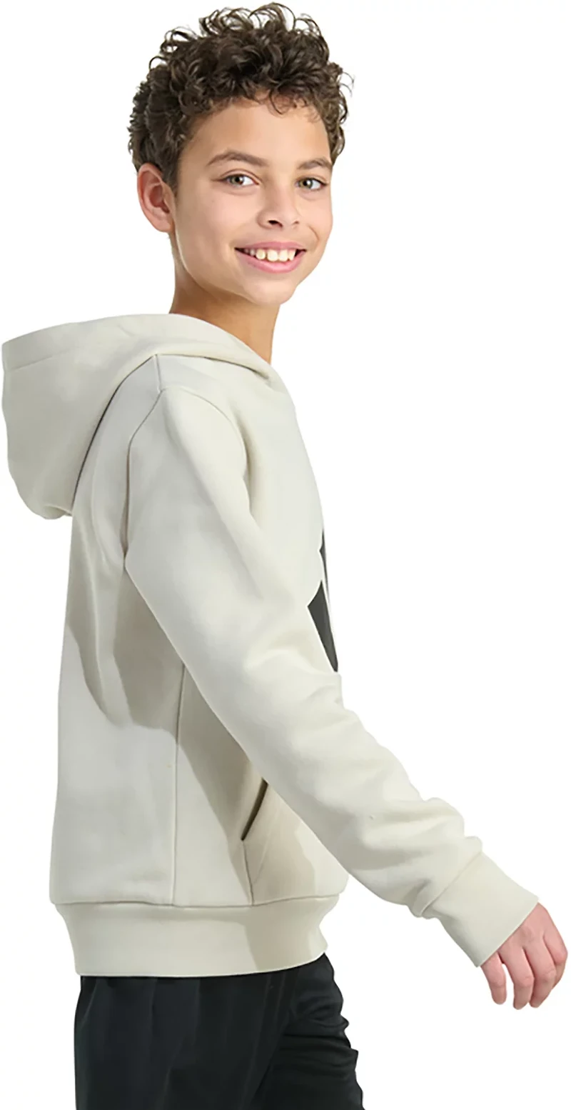 adidas Boys' Big Logo Fleece Pullover Hoodie