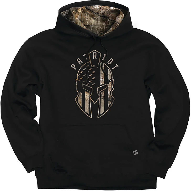 Buck Wear Men's Patriot Camo Graphic Hoodie