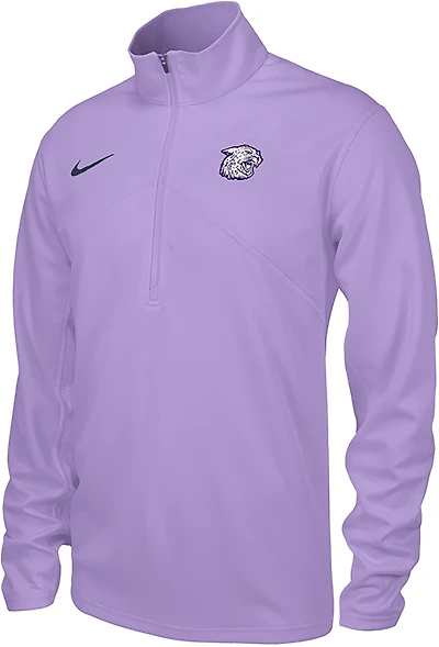 Nike Men's Kansas State Lavender Cat Head Dri-FIT 1/4 Zip