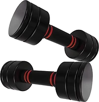 CAP Barbell 30lb Vinyl Adjustable Pair Dumbbell Set