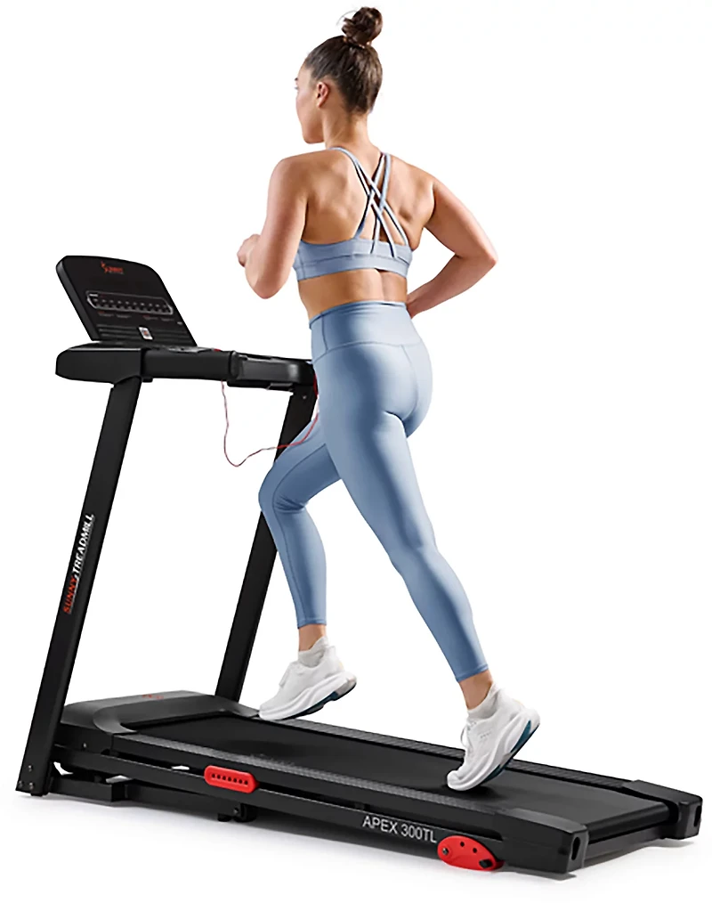 Sunny Health & Fitness APEX 300 SMART Motorized Treadmill with Bluetooth
