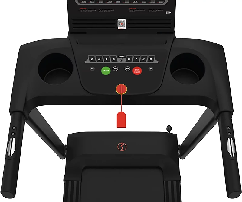 Sunny Health & Fitness APEX 300 SMART Motorized Treadmill with Bluetooth