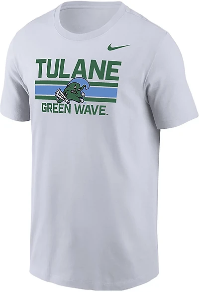 Nike Men's Tulane Stripe Mascot T-shirt