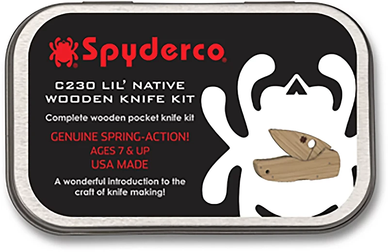 Spyderco C230 Lil' Native Wooden Knife Kit
