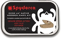Spyderco C230 Lil' Native Wooden Knife Kit