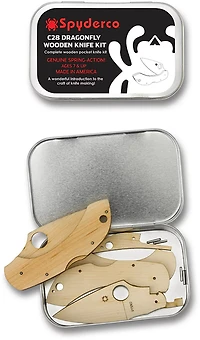 Spyderco C28 Dragonfly Wooden Knife Kit