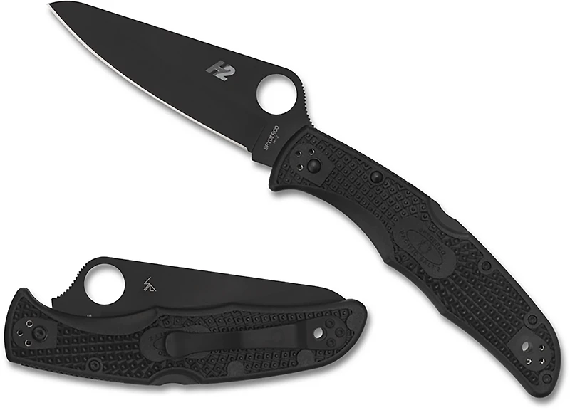 Spyderco Pacific Salt 2 Black Blade Folding Knife