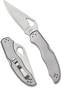 Spyderco Harrier 2 Stainless PlainEdge Folding Knife