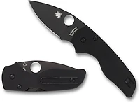 Spyderco Lil' Native Compression Lock Black Blade Folding Knife