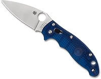 Spyderco Manix 2 Lightweight Translucent Blue Folding Knife