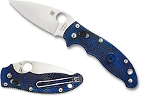 Spyderco Manix 2 Lightweight Translucent Blue Folding Knife