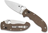 Spyderco Manix 2 XL Canvas Micarta CPM CRU-WEAR Folding Knife