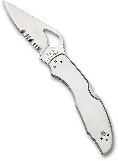 Spyderco Meadowlark 2 Stainless CombinationEdge Folding Knife