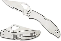Spyderco Meadowlark 2 Stainless CombinationEdge Folding Knife