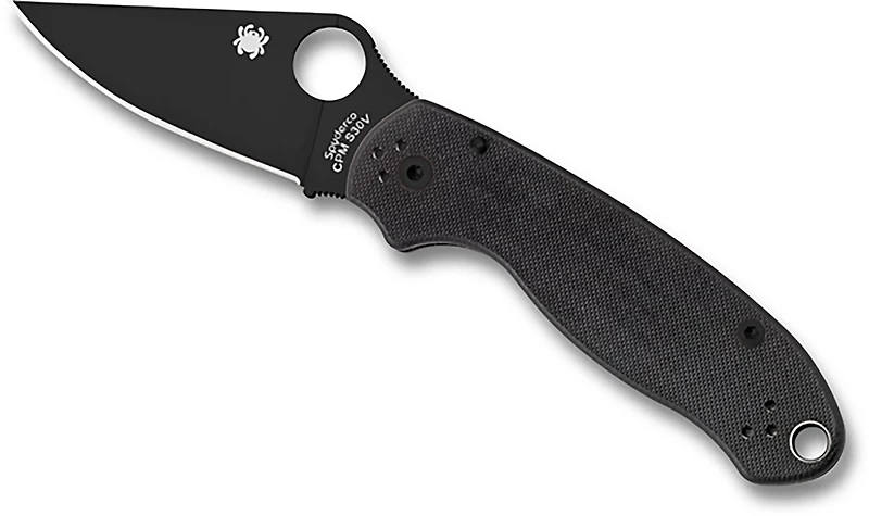 Spyderco Para 3 Black Blade Folding Knife