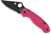 Spyderco Para 3 Lightweight Black Blade Living Beyond Breast Cancer Folding Knife