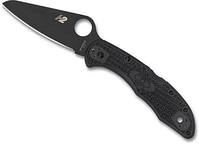 Spyderco Salt 2 Black Blade Folding Knife