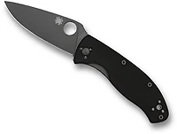 Spyderco Tenacious Black Blade Folding Knife
