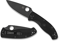Spyderco Tenacious Lightweight Black Blade Folding Knife