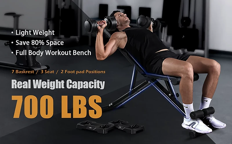 FLYBIRD Adjustable Strength Training Weight Bench