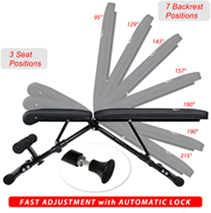 FLYBIRD Adjustable Strength Training Weight Bench