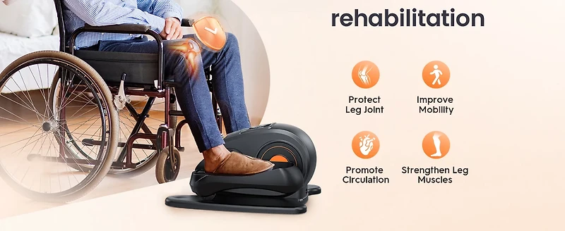 YOSUDA Under Desk Elliptical