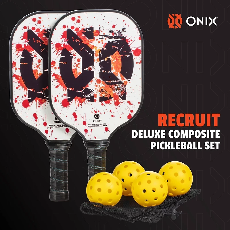 Onix Recruit Deluxe Composite Pickleball Set