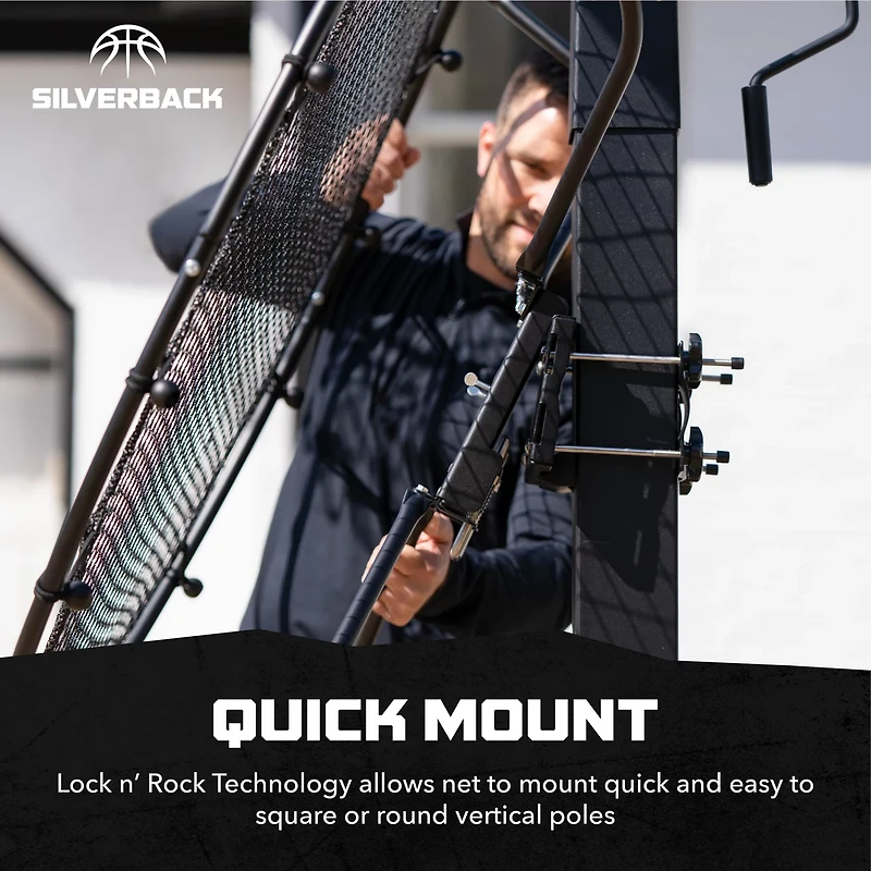 Silverback Training Rebound Passback Net