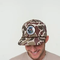 BURLEBO Men's Duck and Dog Camo Patch Cap