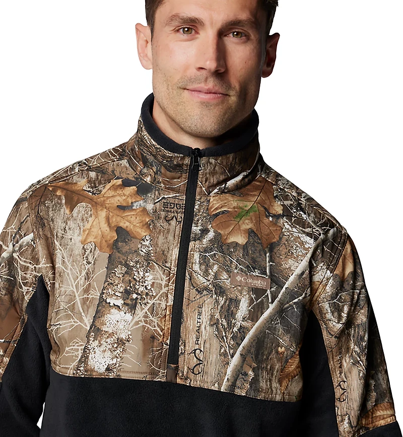 Columbia Sportswear Men's PHG Fleece Overlay 1/4 Zip Pullover