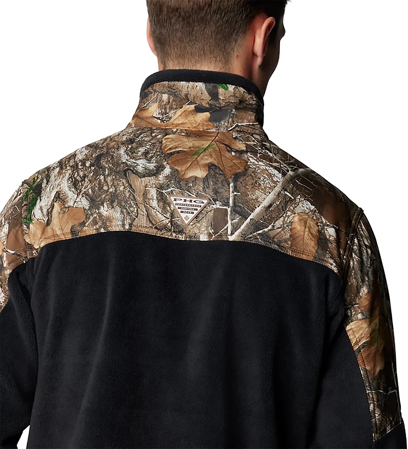 Columbia Sportswear Men's PHG Fleece Overlay 1/4 Zip Pullover