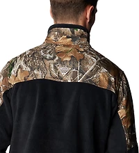 Columbia Sportswear Men's PHG Fleece Overlay 1/4 Zip Pullover