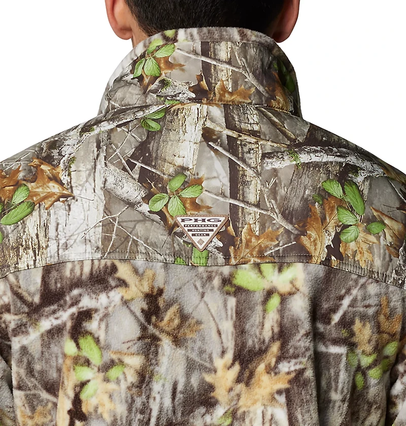 Columbia Sportswear Men's PHG Fleece Overlay 1/4 Zip Pullover