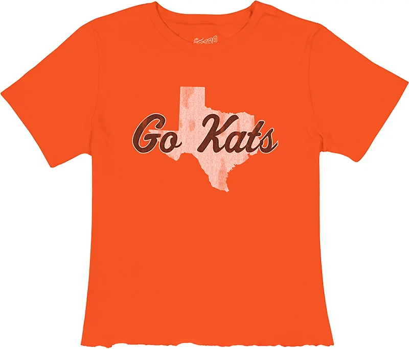 WILDCAT RETRO Women's Sam Houston State University Script Meet and Greet T-shirt