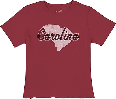 WILDCAT RETRO Women's South Carolina State Script Meet and Greet T-shirt