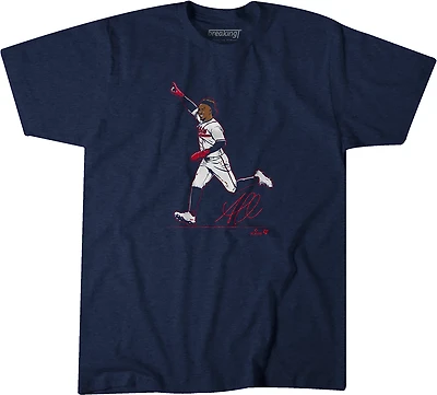 BreakingT Men's Braves Albies Icon Short Sleeve T-shirt