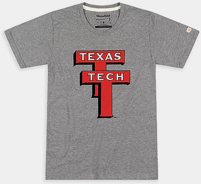 Homefield Men's Texas Tech Red Raiders Double T Heavyweight Boxy Short Sleeve T-shirt