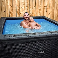 Wave Pacific 6 ft Square Inflatable Hot Tub