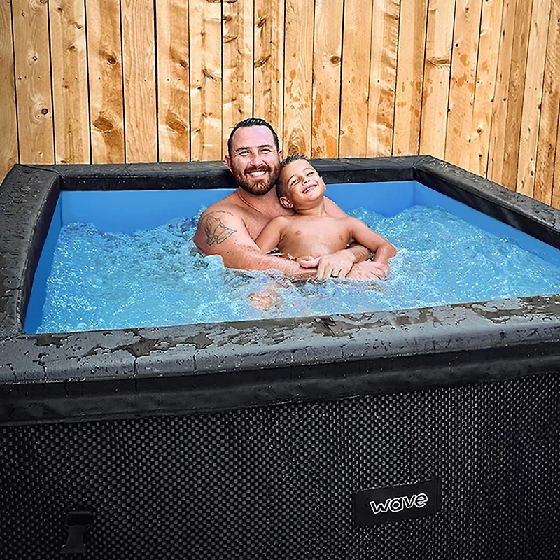 Wave Pacific 6 ft Square Inflatable Hot Tub