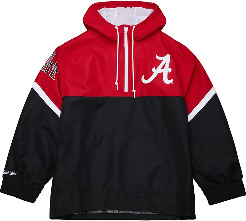 Mitchell & Ness Men's University of Alabama Tie Breaker Lightweight Anorak Jacket