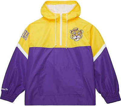 Mitchell & Ness Men's Louisiana State University Tie Breaker Lightweight Anorak Jacket
