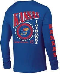 Champion Men's Kansas 3 Hits Stadium Long Sleeve T-shirt
