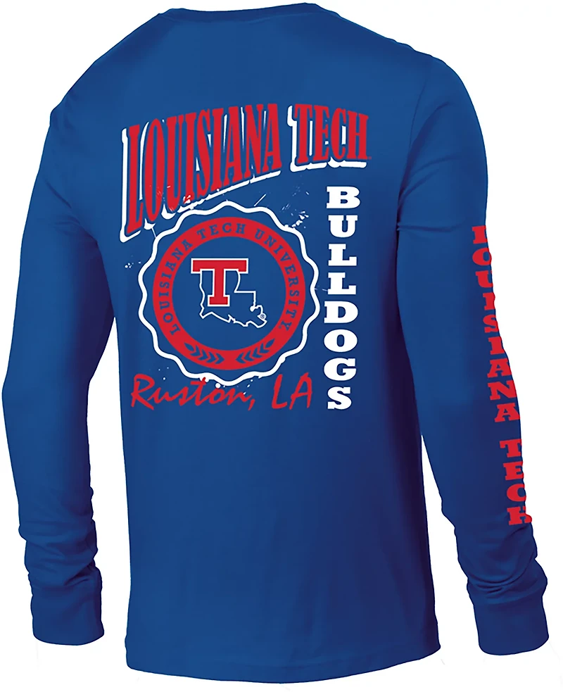 Champion Men's Louisiana Tech 3 Hits Stadium Long Sleeve T-shirt