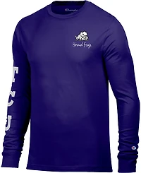Champion Men's TCU 3 Hits Stadium Long Sleeve T-shirt
