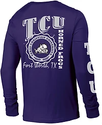 Champion Men's TCU 3 Hits Stadium Long Sleeve T-shirt