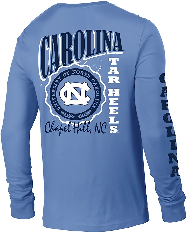 Champion Men's UNC 3 Hits Stadium Long Sleeve T-shirt