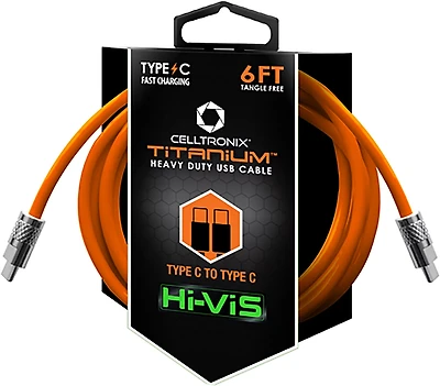 Celltronix Titanium 6 ft. C To C Cable