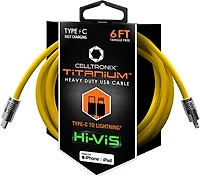 Celltronix Titanium 6 ft. C To Lightning Cable