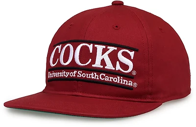 The Game University of South Carolina Team Color Retro Bar Logo Cap