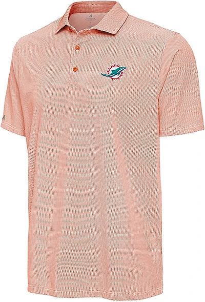Antigua Men's Dolphins Pave Polo Shirt